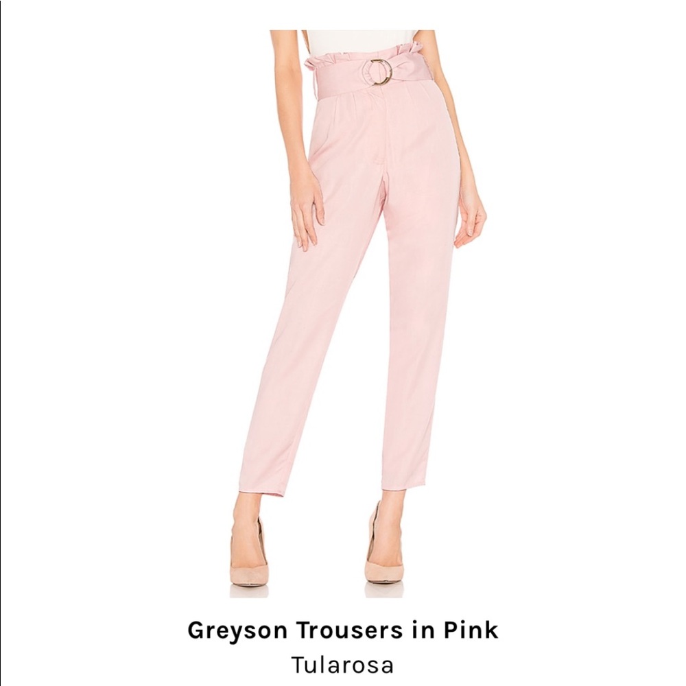 Tularosa Greyson Trousers in Pink NWOT